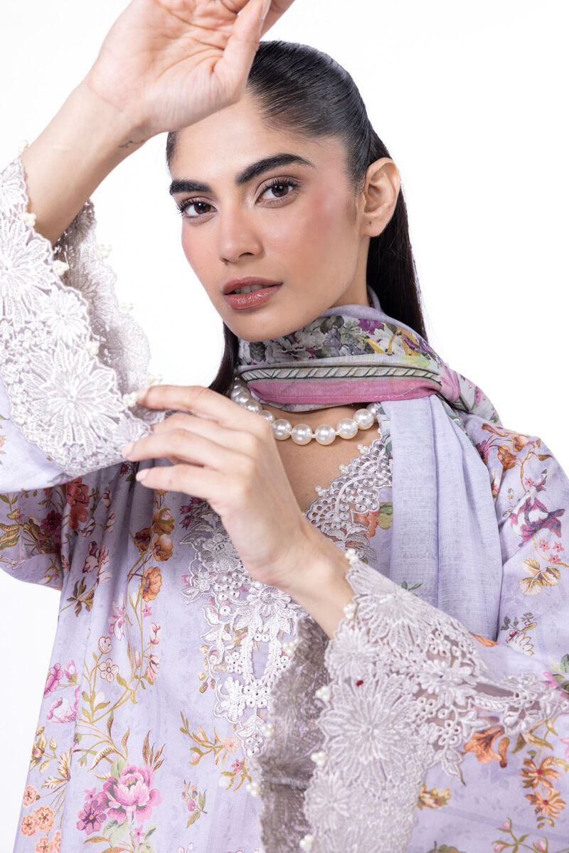 Embroidered | Cotton Satin | Fabrics 3 Piece | AED 240.00