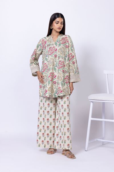 Printed | Crosshatch Poplin | Pants | AED 60.00