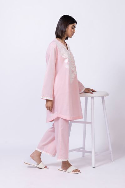 Embroidered | Cambric | Pants | AED 68.00