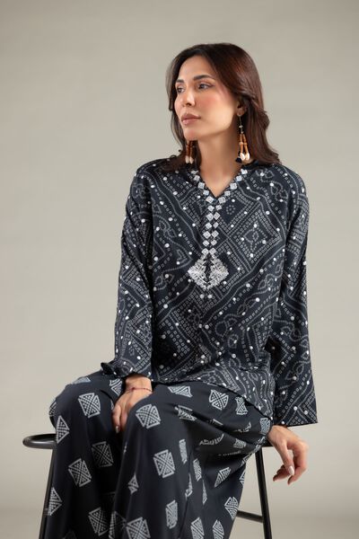 Embroidered | Viscose Crepe | Blouse | AED 90.00