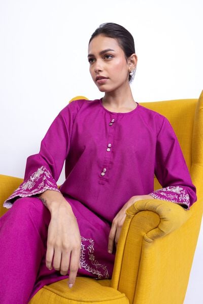 Embroidered | Heavy Blended Viscose | Kurta | AED 140.00