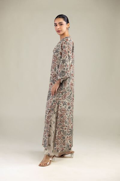 Printed | Textured Weave | Floral Printed Pants | AED 100.00