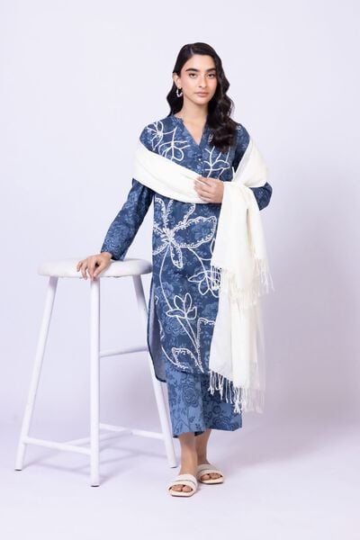 Printed | Heavy Textured Cotton | Pants | AED 60.00