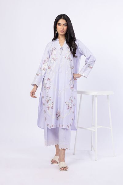 Embroidered | Raw Silk | Pants | AED 50.00