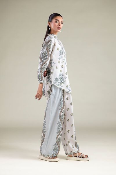 Embroidered | Cambric | Trousers | AED 60.00
