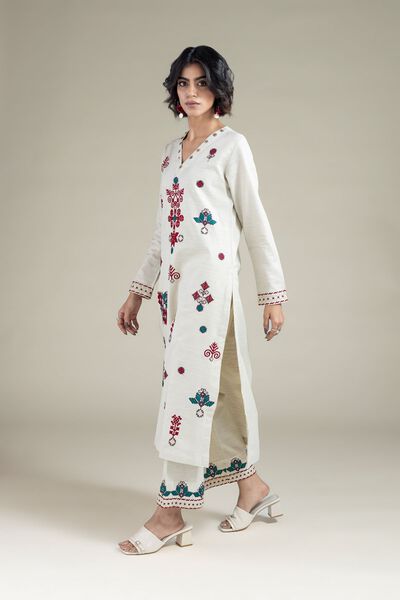 Embroidered | Khaddar | Pants | AED 60.00