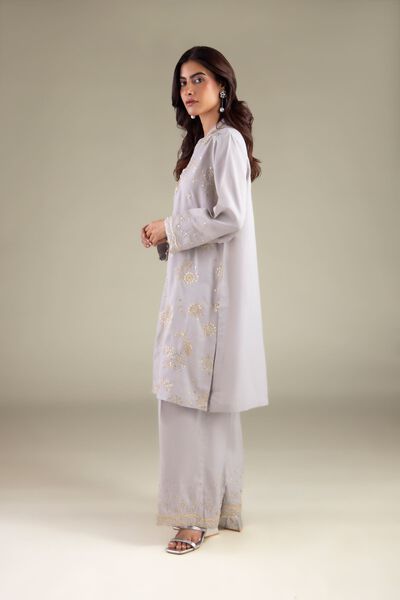 Embroidered | Raw Silk | Embroidered Pants | AED 39.00
