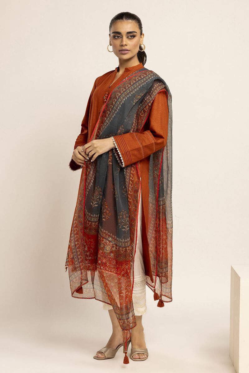 Crosshatch | Embroidered | Fabrics 2 Piece | Top Dupatta | null