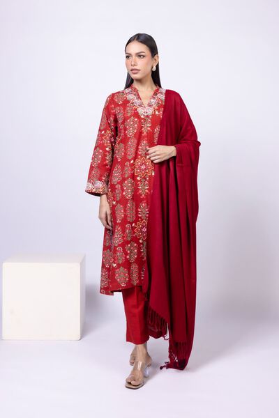 Dyed | Khaddar | Pants | AED 60.00