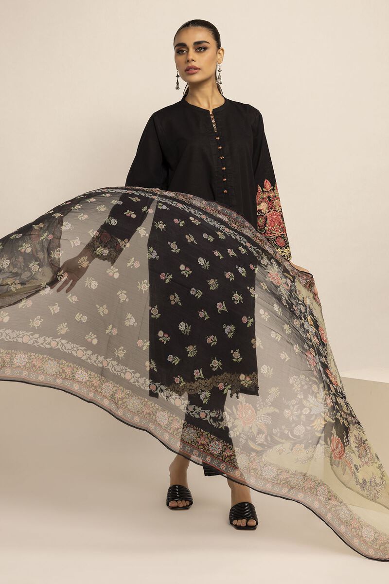 Embroidered | Crosshatch | Fabrics 3 Piece | null