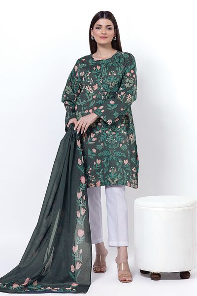 Printed | Lawn | Fabrics 2 Piece | Top and Dupatta | AED 60.00