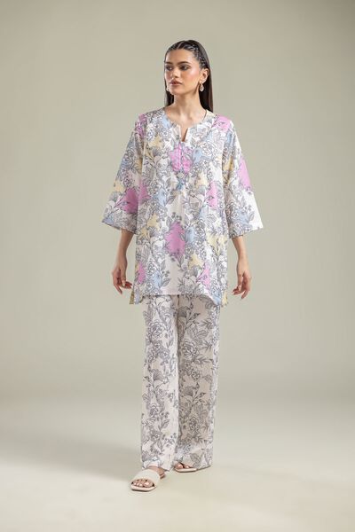 Printed | Cotton Dobby | Cotton Dobby Pants | AED 80.00