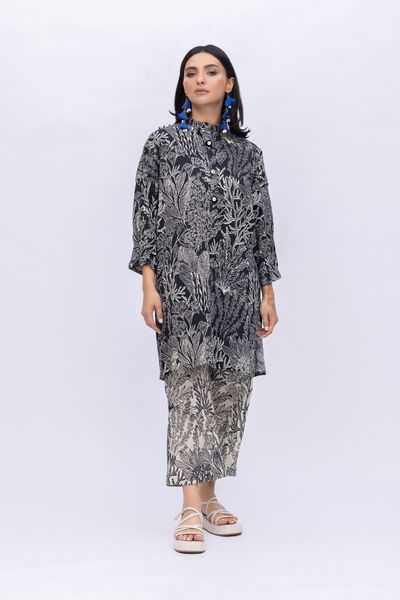 Printed | Ripple Crinkle | Kurta | AED 100.00