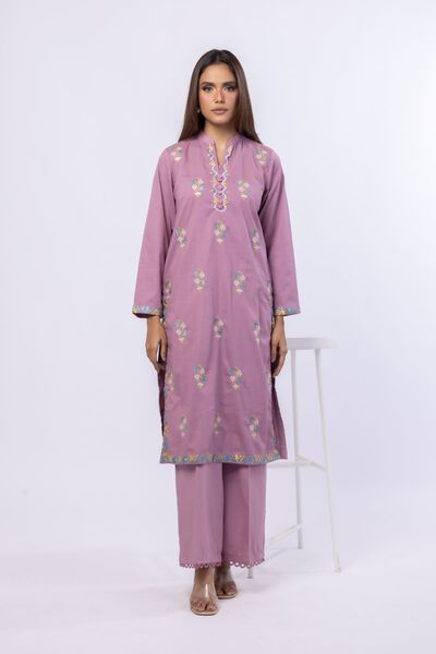 Dyed | Crosshatch Poplin | Pants | AED 60.00
