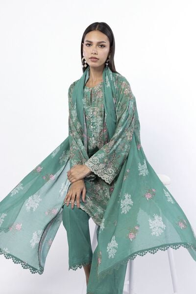 Embroidered | Lawn | Fabrics 3 Piece | AED 180.00