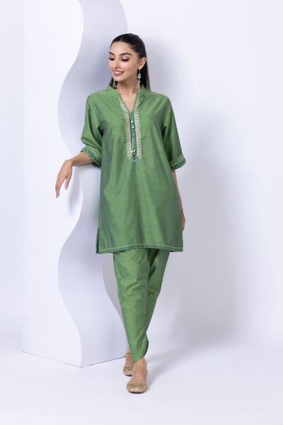 Dyed | Chambray | Pants | AED 21.60