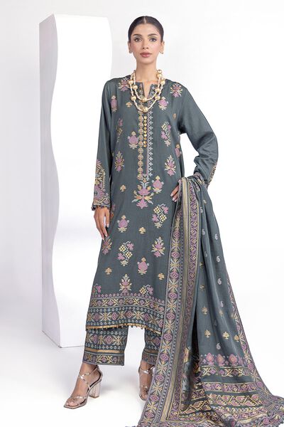 Dyed | Jacquard | Fabrics 3 Piece | AED 200.00