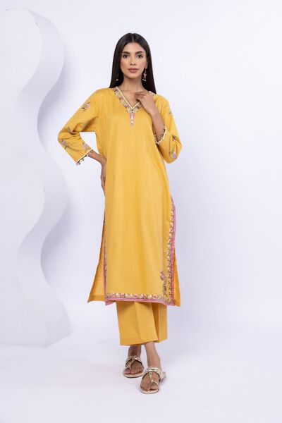Dyed | Crosshatch Poplin | Pants | AED 60.00