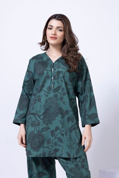 Printed | Ripple Crinkle | Kurta | AED 30.00