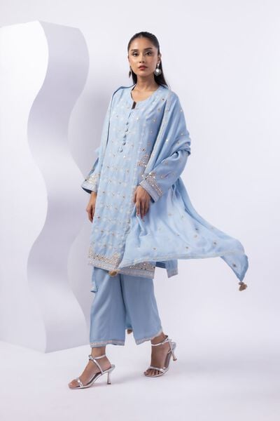 Dyed | Light Thai Silk | Dupatta | AED 36.00