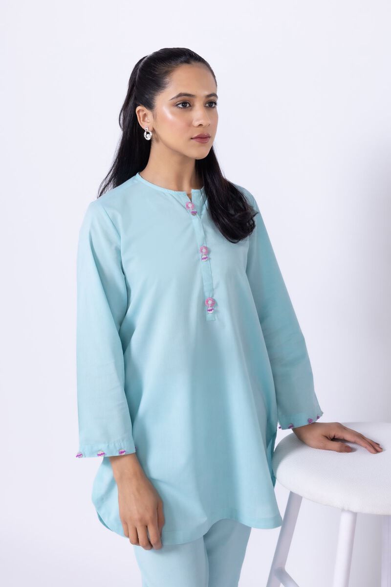 Dyed | Chambray | Kurta | null