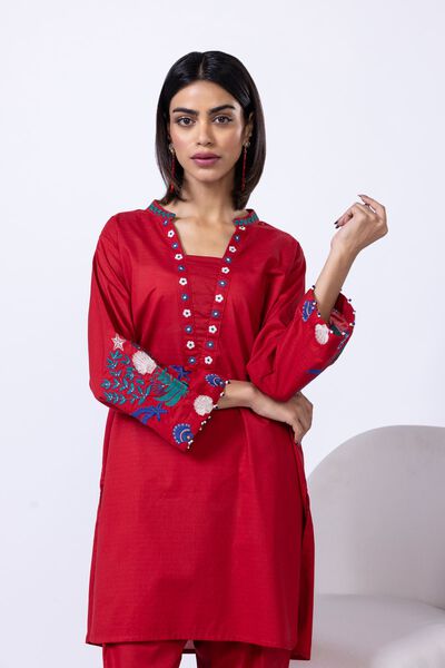 Embroidered | Cotton Dobby | Kurta | AED 140.00
