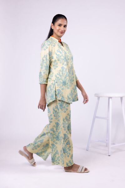 Printed | Ripple Crinkle | Pants | AED 21.60