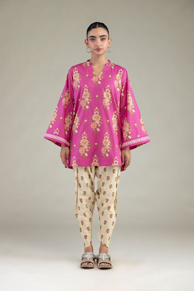 Printed | Cambric | Floral Cambric Shalwar | AED 130.00