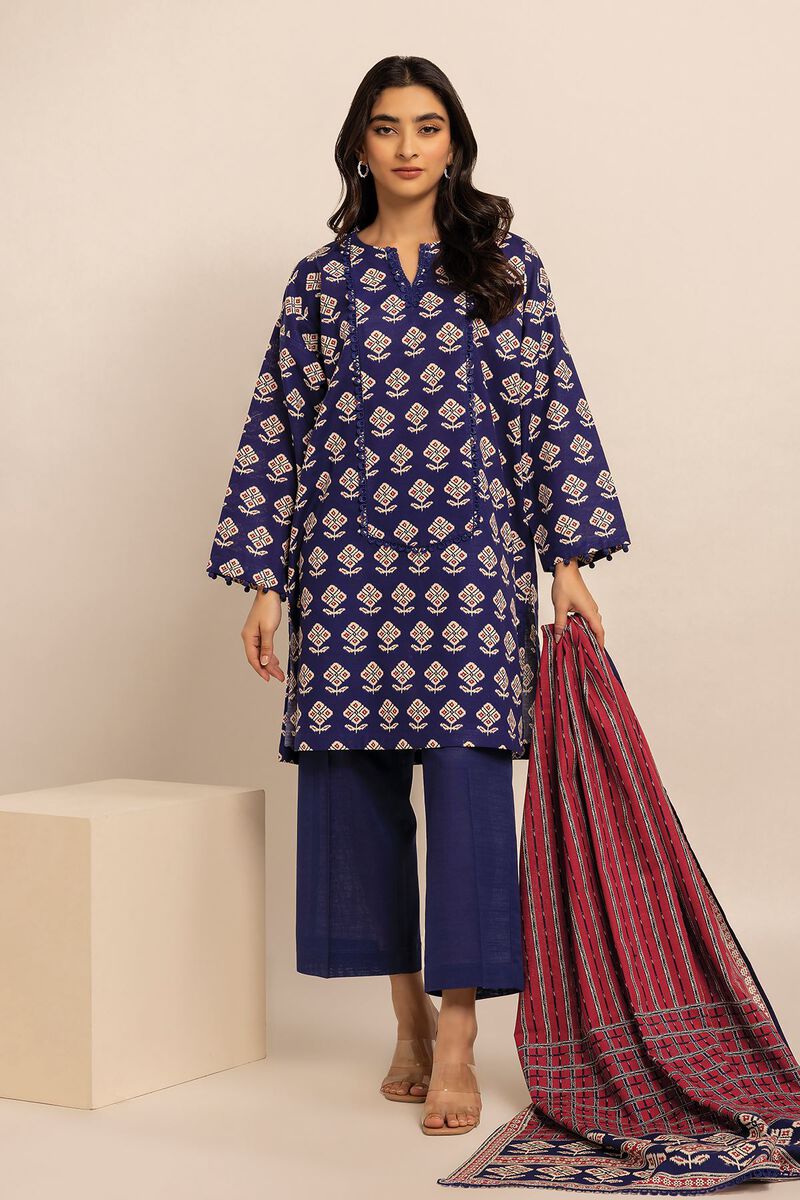 Printed | Light Khaddar | Fabrics 3 Piece | null