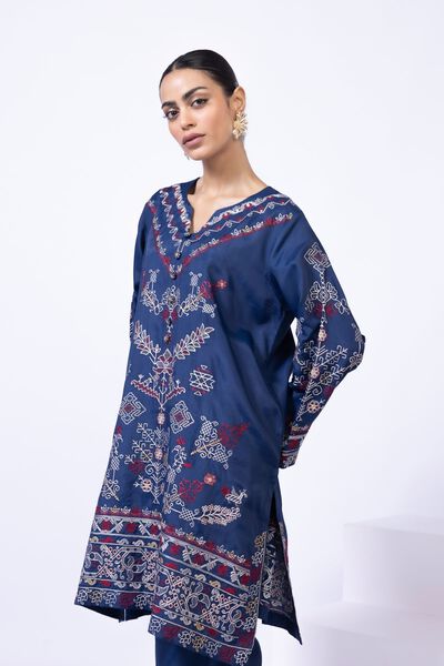 Embroidered | Thai Silk | Kurta | AED 78.00