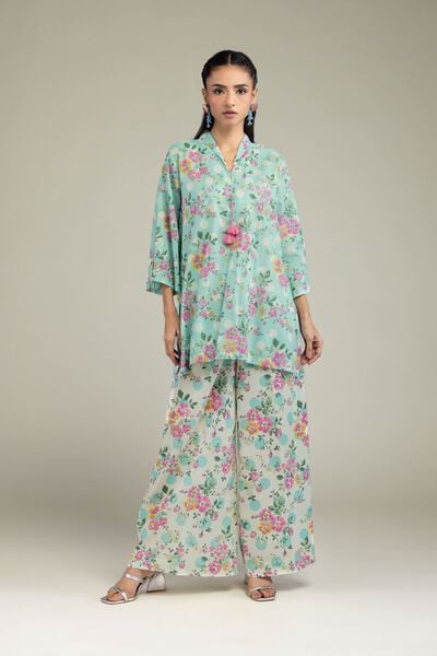 Printed | Cambric | Floral Cambric Pants | AED 80.00