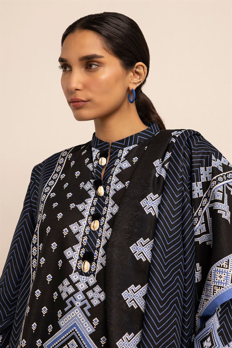Printed | Light Khaddar | Fabrics 3 Piece | null