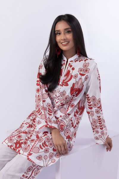 Printed | Cambric | Kurta | AED 80.00