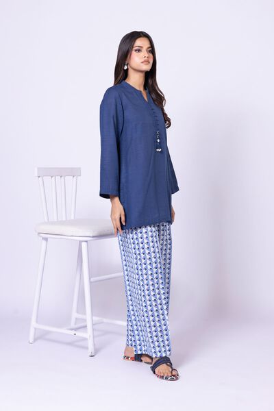 Printed | Textured Cotton | Pants | AED 60.00