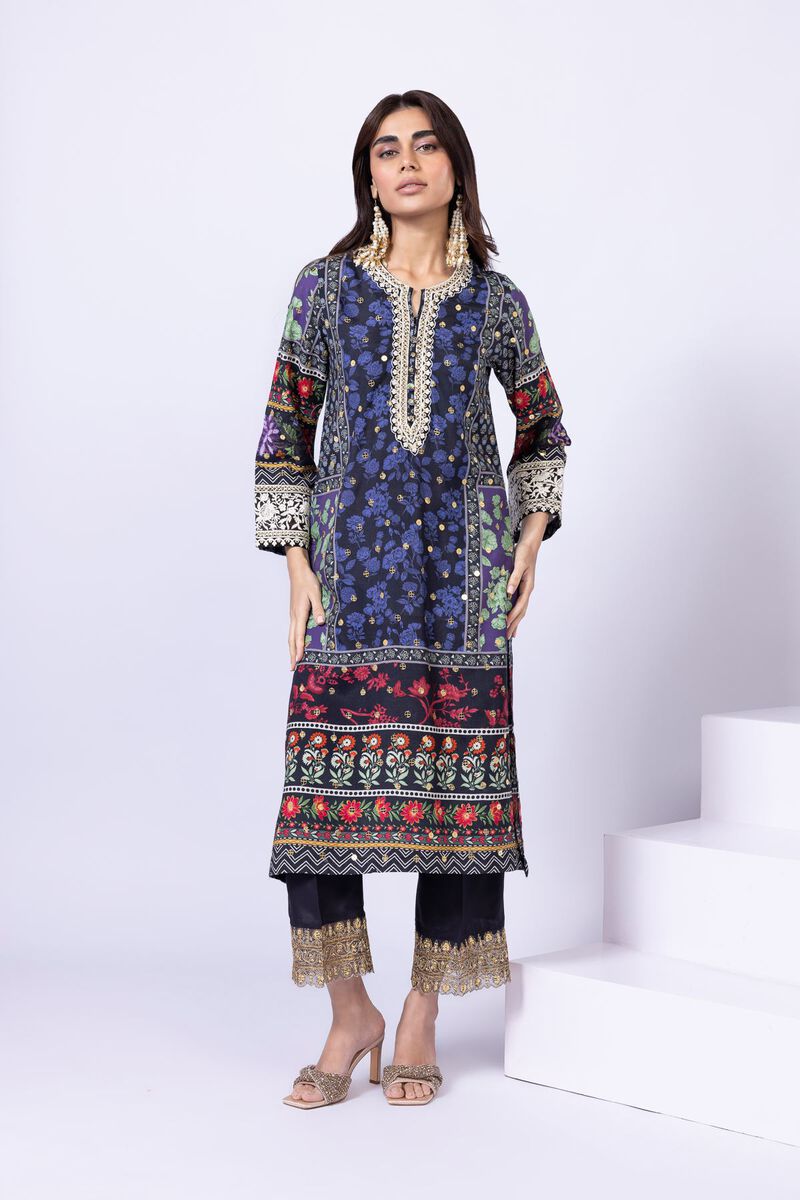 Embroidered | Viscose Oak Silk | Kurta | null