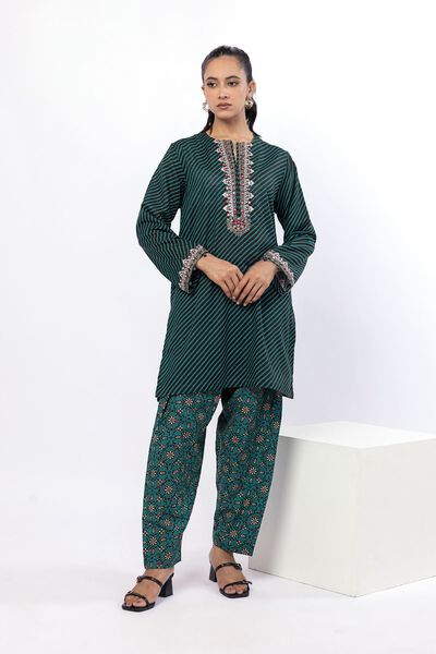 Embroidered | Khaddar | Fabrics 2 Piece | Top and Bottom | AED 120.00