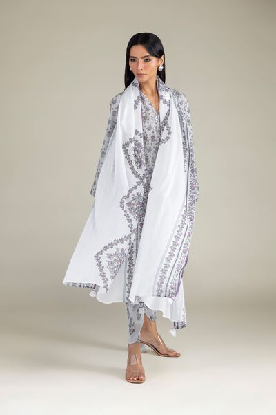 Printed | Lawn | Floral Lawn Dupatta | AED 130.00