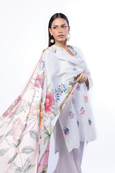 Embroidered | Cotton Dobby | Tailored 3 Piece | AED 300.00