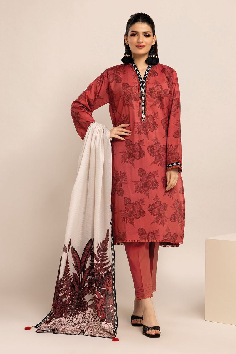 Printed | Cambric | Fabrics 3 Piece | null