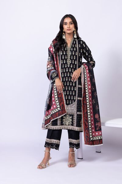 Embroidered | Viscose Oak Silk | Kurta | AED 400.00