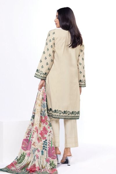 Embroidered | Dull Raw Silk | Fabrics 3 Piece | AED 140.00