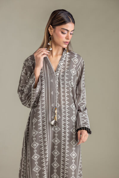Printed | Light Khaddar | Light Khaddar Kurta | AED 150.00