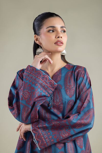 Dyed | Jacquard | Fabrics 2 Piece | Top and Bottom | AED 130.00