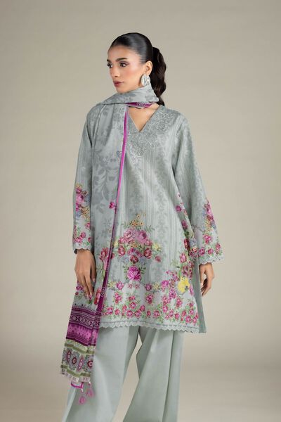 Embroidered | Cambric | Tailored 3 Piece | AED 280.00