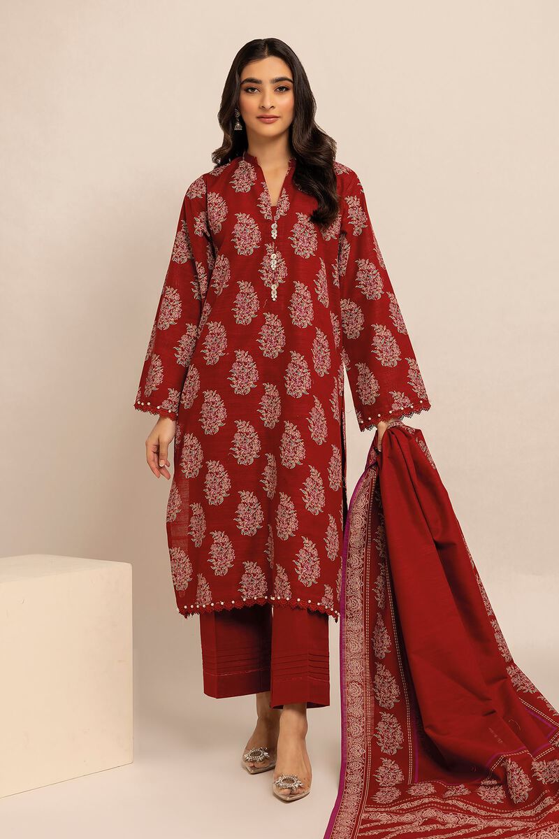 Printed | Khaddar | Fabrics 3 Piece | null