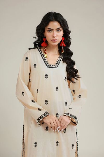 Embroidered | Dobby | Fabrics 2 Piece | Top and Bottom | AED 150.00