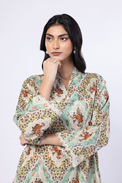 Printed | Cambric | Kurta | AED 100.00