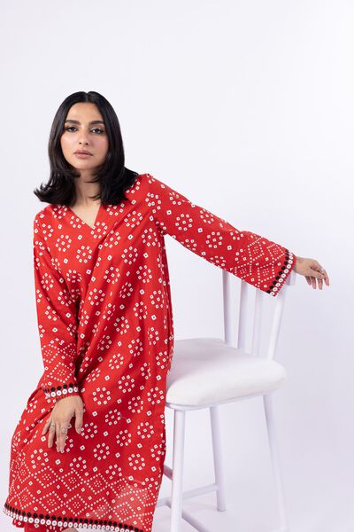 Printed | Cambric | Kurta | AED 80.00