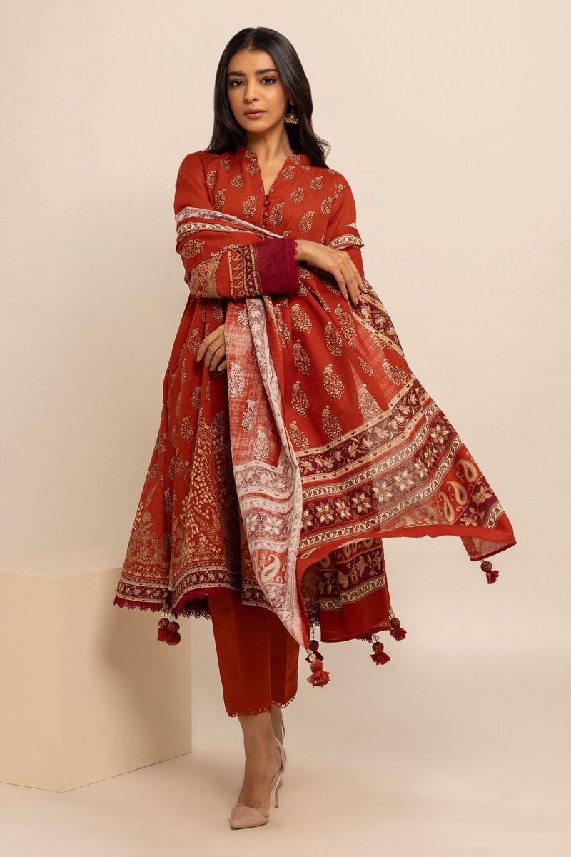 Embroidered | Light Khaddar | Fabrics 3 Piece | null