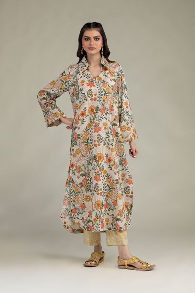 Printed | Cambric | Floral Cambric Pants | AED 72.00